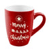 Christmas Ceramic Mug Assorted Colours Mugs FabFinds Red  