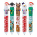 Christmas Character 10 Colour Kids Pens Assorted Designs Kids Stationery FabFinds   