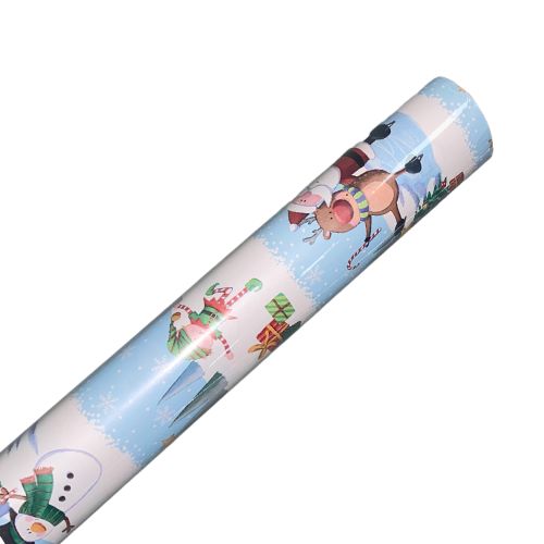 Kids Festive Characters Christmas Wrapping Paper 10m Assorted Designs Christmas Wrapping & Tissue Paper FabFinds   