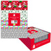 Christmas Flat Wrap 8 Sheets Assorted Characters & Snowflakes Christmas Gift Wrap FabFinds