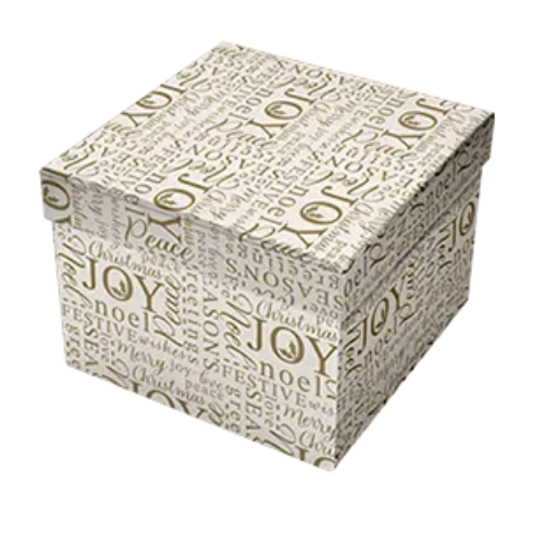 Printed Christmas Gift Box Set 3 Pack Assorted Designs Christmas Gift Bags & Boxes FabFinds Festive Joy