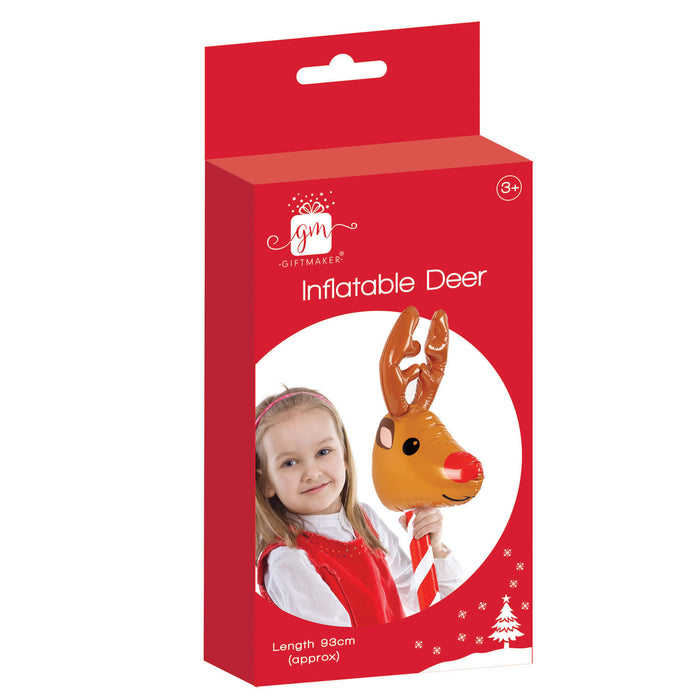 Christmas Inflatable Reindeer 63cm Christmas Party Supplies FabFinds
