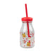 Kids Christmas Plastic Milk Jar & Straw Assorted Designs Christmas Tableware FabFinds Ho Ho Ho  