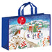 Christmas Landscape Winter Scene Robin Shopping Bag Christmas Gift Bags FabFinds