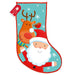 Christmas Large Non Woven Stocking Santa & Reindeer Christmas Stockings FabFinds