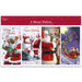 Christmas Money Wallets 4 Pack Traditional Santa & Snowman