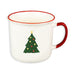 Red & White Christmas Mug Assorted Designs Mugs FabFinds Christmas Tree  