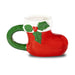 Santa's Boot Ceramic Mug Mugs FabFinds   