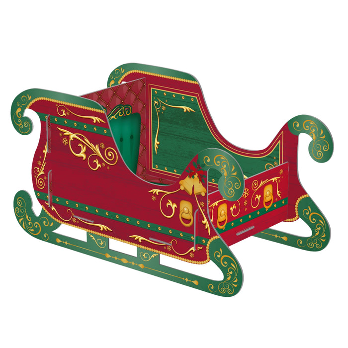 Christmas Santa Present Sleigh Medium Christmas Decorations FabFinds