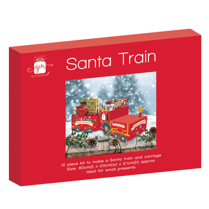 Christmas Santa Train Present Holder Kit 12 Piece Christmas Decorations FabFinds