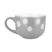 Christmas Ceramic Soup Mug Assorted Colours Mugs FabFinds Grey  