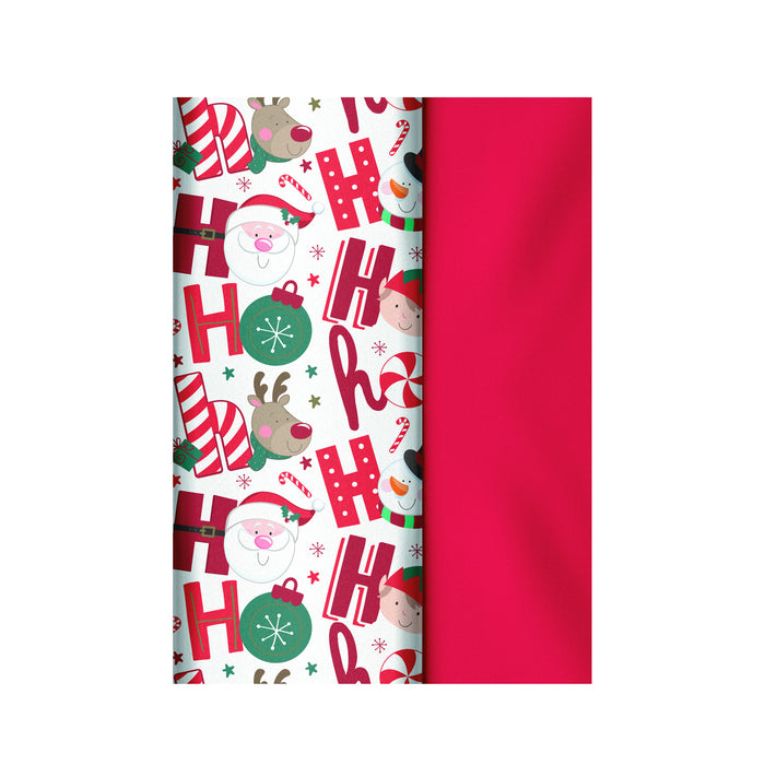 Christmas Tissue Paper 8 Sheets Ho Ho Ho