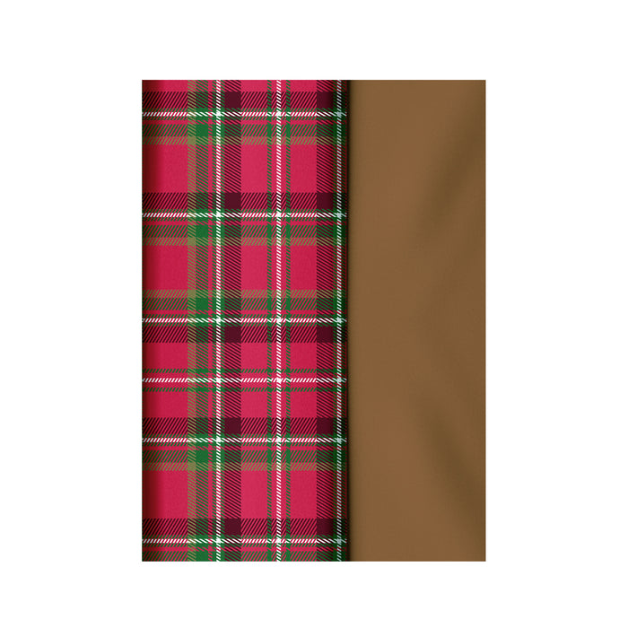 Christmas Tissue Paper 8 Sheets Tartan