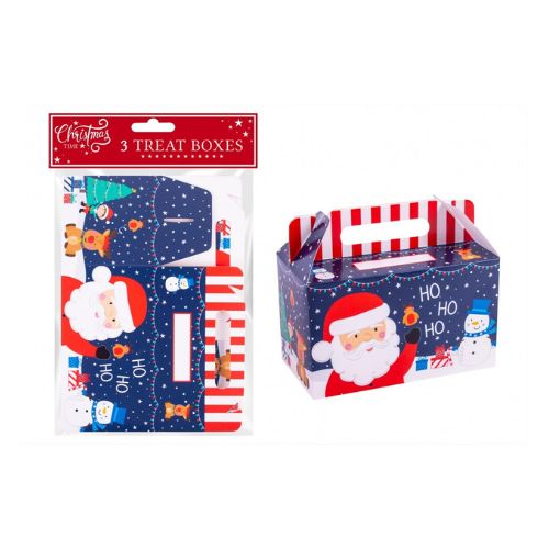 Santa & Friends Treat Boxes 3 Pack Christmas Gift Bags & Boxes FabFinds   