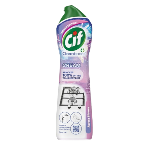 Cif Cream Cleaner Aurora Blooms Winter Edition 500ml Assorted Packs Cleaning Cif Pack of 1