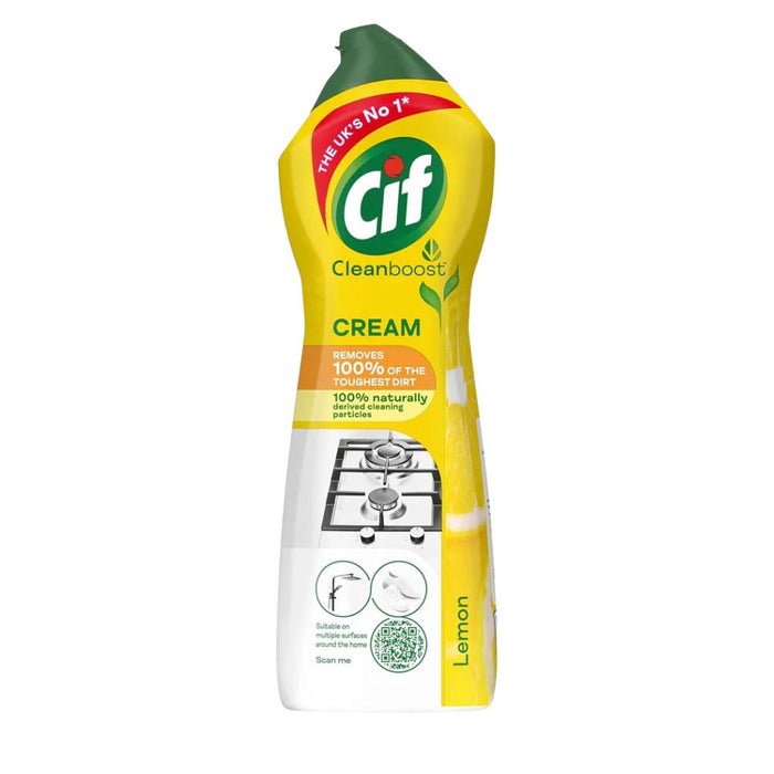 CIF Cream Lemon Surface Cleaner 500ml Assorted Packs Multi purpose Cleaners Cif Pack of 1