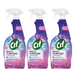 Cif Antibacterial Spray Aurora Blooms Winter 750ml Assorted Packs Disinfectants Cif Pack of 3