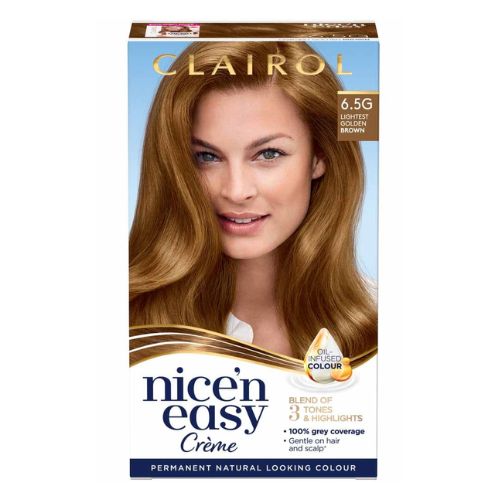 Clairol Nice' N Easy Golden Brown Hair Dye 6.5G Hair Dye Clairol   