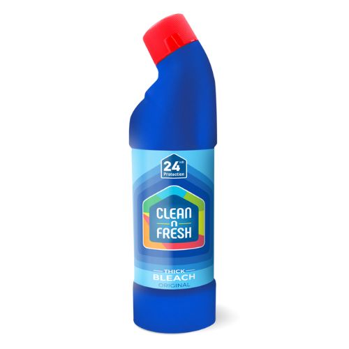 Clean n Fresh Original Thick Bleach 750ml Toilet Cleaners Mcbride plc   