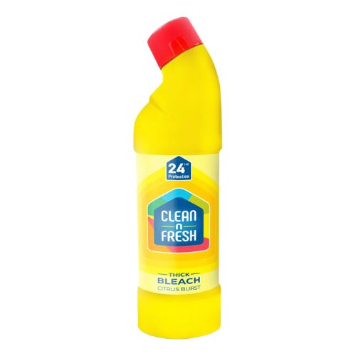 Clean n Fresh Thick Bleach Citrus Burst 750ml Toilet Cleaners Mcbride plc   