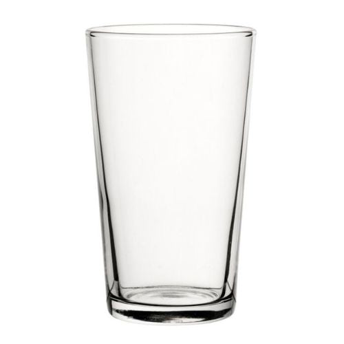 Clear Drinking Pint Glass H15cm Kitchen Accessories FabFinds   