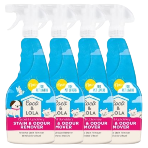 Coco & Lola Antibacterial Stain & Odour Remover Assorted Packs Pet Cleaning Supplies Stardrops Pack of 4