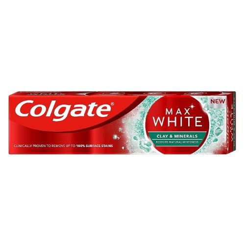 Colgate Max White Clay & Minerals Toothpaste 75ml Toothpaste Colgate   