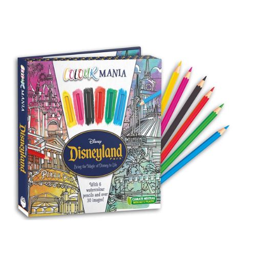 Disneyland Park Colour Mania Colouring In Kit Arts & Crafts iglobooks   
