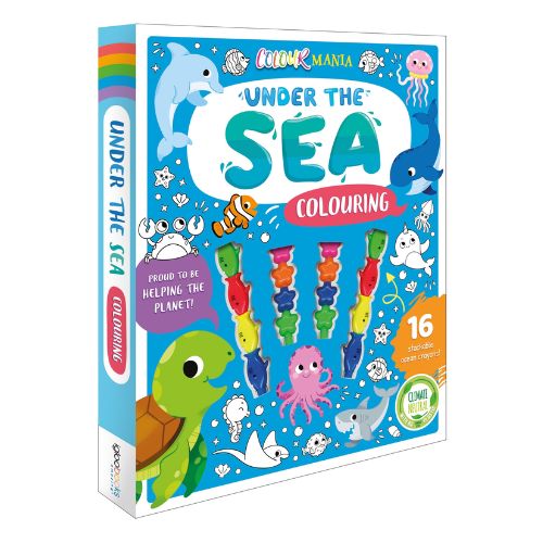 Under The Sea Colour Mania Colouring In Kit Arts & Crafts iglobooks   