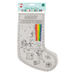 Christmas Colour Your Own Canvas Stocking Assorted Designs Arts & Crafts FabFinds Christmas Tree