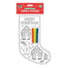 Christmas Colour Your Own Canvas Stocking Assorted Designs Arts & Crafts FabFinds Gingerbread House
