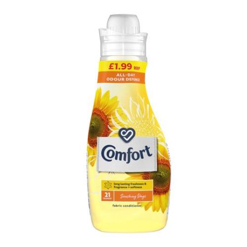 Comfort Sunshiny Days Fabric Conditioner 21W 750ml Laundry - Fabric Conditioner comfort   