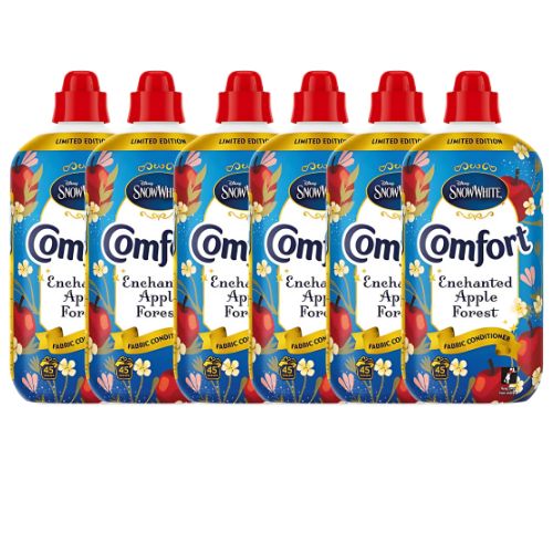 Comfort Fabric Conditioner Snow White Enchanted Apple Forest 45 Washes Assorted Packs Laundry - Fabric Conditioner Comfort Pack of 6