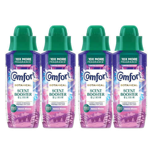 Comfort Scent Booster Aurora Blooms Winter 14 Wash Assorted Packs Laundry - Scent Boosters & Sheets Comfort Pack of 4