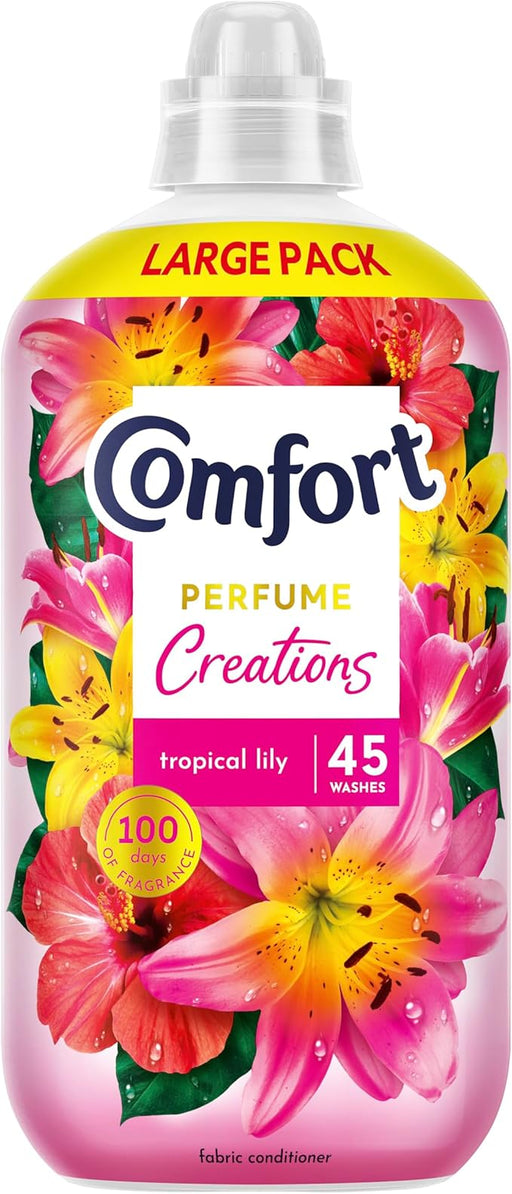 Comfort Creations Fabric Conditioner 45 Wash Tropical Lilly Laundry - Fabric Conditioner FabFinds 1
