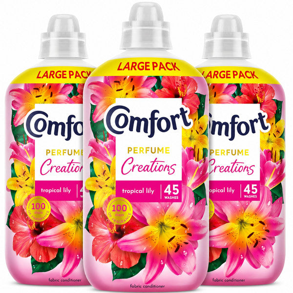 Comfort Creations Fabric Conditioner 45 Wash Tropical Lilly Laundry - Fabric Conditioner FabFinds 3