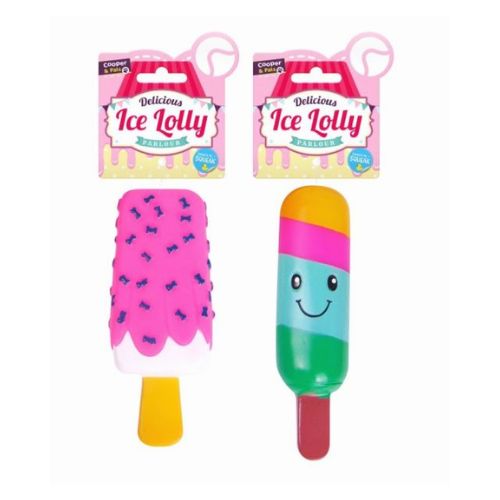 Cooper & Pals Squeaky Ice Lolly Dog Chew Assorted Styles Dog Toys Cooper & Pals   