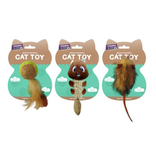 Cooper & Pals Natural Instincts Cat Toys Assorted Styles Cat Toys Cooper & Pals   