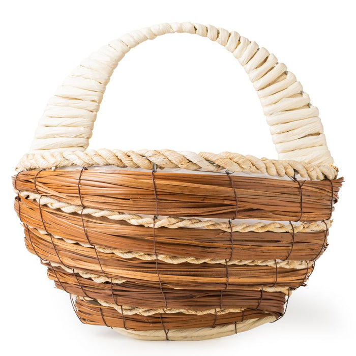 Corn Leaf & Mango Hanging Basket 31cm Assorted Packs