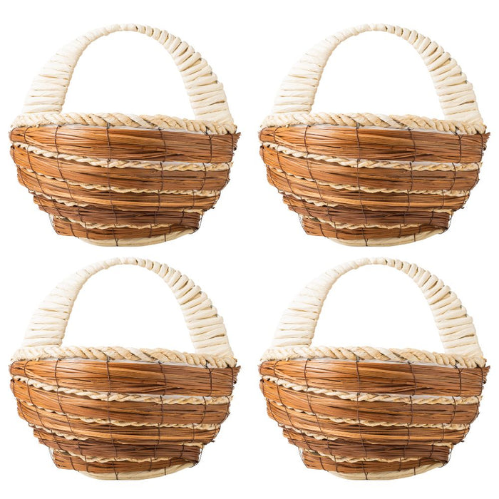 Corn Leaf & Mango Hanging Basket 31cm Assorted Packs