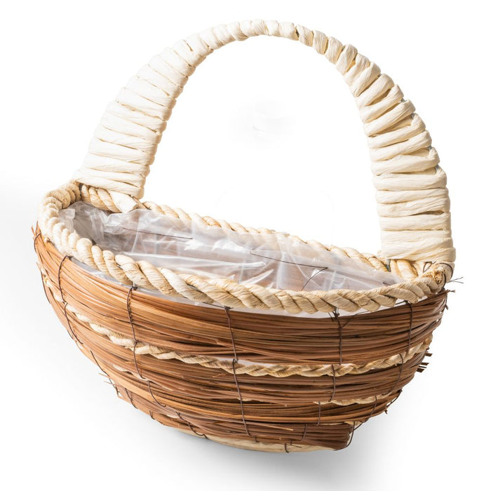 Corn Leaf & Mango Hanging Basket 31cm Assorted Packs