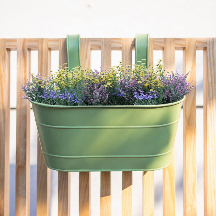 Over Fence Planter Spring Green 26.5cm Assorted Packs Plant Pots & Planters FabFinds