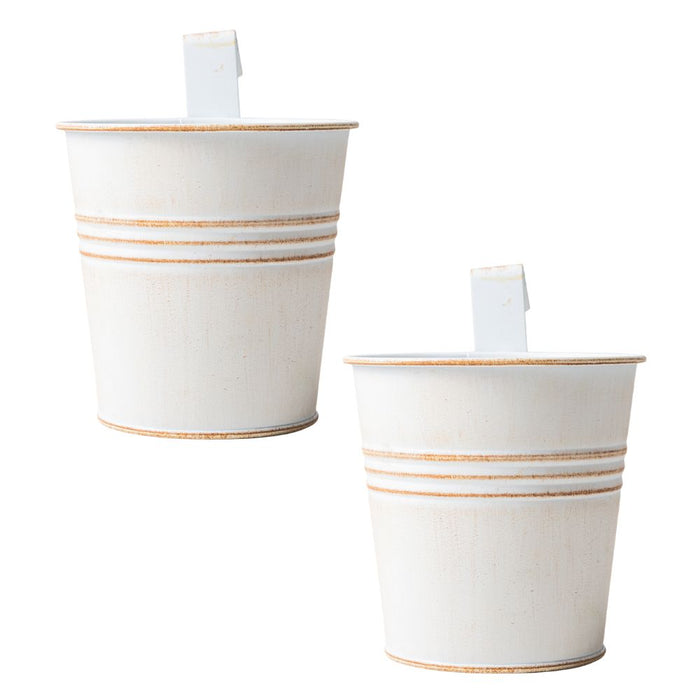 Cream Over Fence Plant Pot 9.5cm Assorted Packs