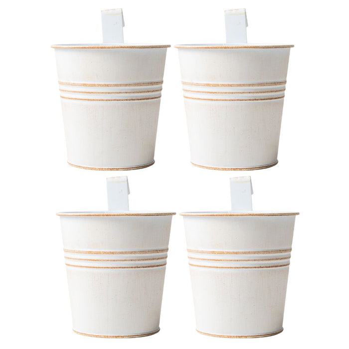 Cream Over Fence Plant Pot 9.5cm Assorted Packs