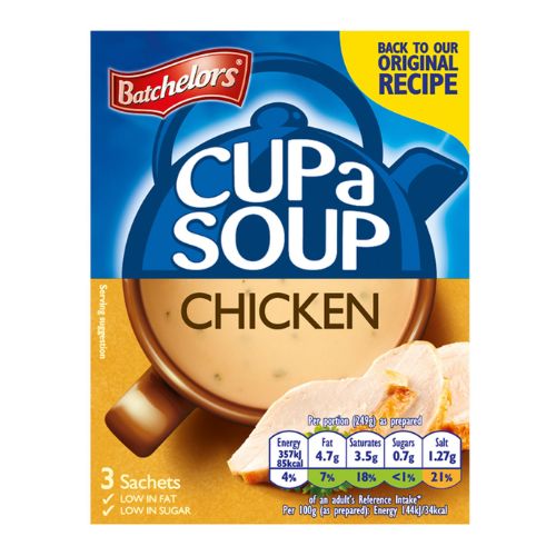Bathchelor's Cup A Soup Chicken 3 Pack 56g Soups Batchelors   