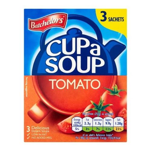 Batchelor's Cup A Soup Tomato 75g 3 Pack Soups Batchelors   