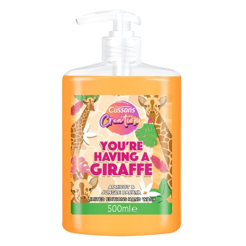 Cussons Creations Apricot & Jungle Papaya Hand Wash 500ml Hand Wash & Soap cussons   