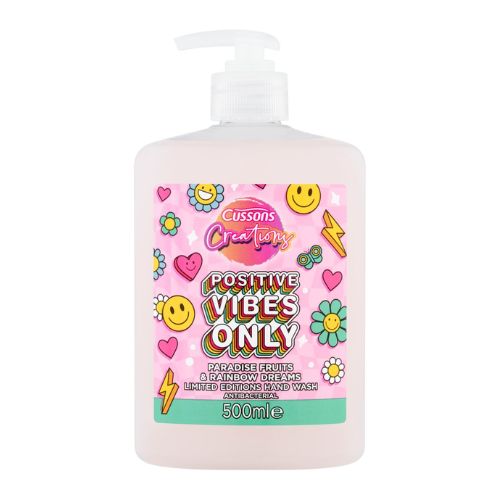 Cussons Creations Positive Vibes Only Handwash 500ml Hand Wash & Soap cussons   