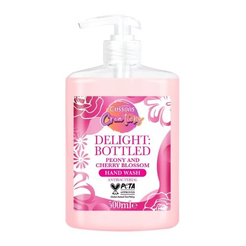Cussons Creations Peony & Cherry Blossom Hand Wash 500ml Hand Wash & Soap cussons   