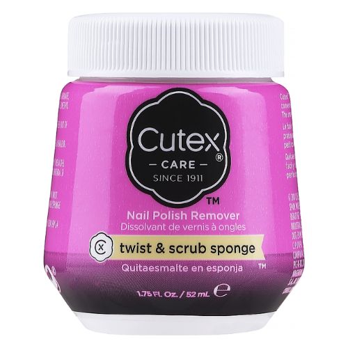 Cutex Nail Polish Remover Twist & Scrub Jar 52ml Nail Care Cutex   
